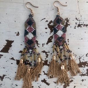 Nordstrom Beaded Dangle Earrings